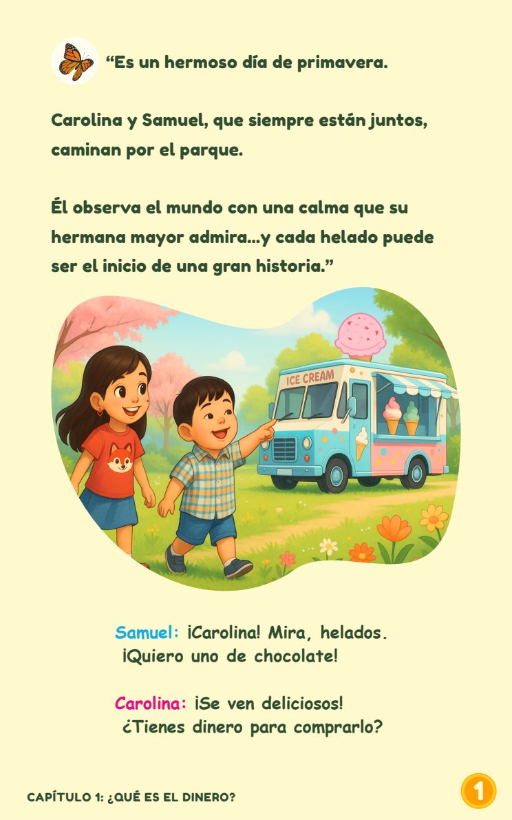 Página del libro: ¿Qué es el dinero?